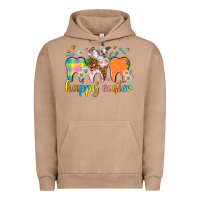 Pigment Burro Happy Easter Dental Easter Day Urban Hoodie - HowdyJamesFarm