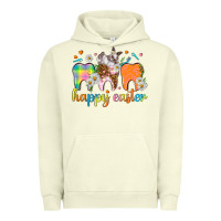 Pigment Pistachio Happy Easter Dental Easter Day Urban Hoodie - HowdyJamesFarm