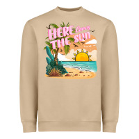 Mushroom here comes the sun Heavyweight Sweatshirt - JahusDesignShop