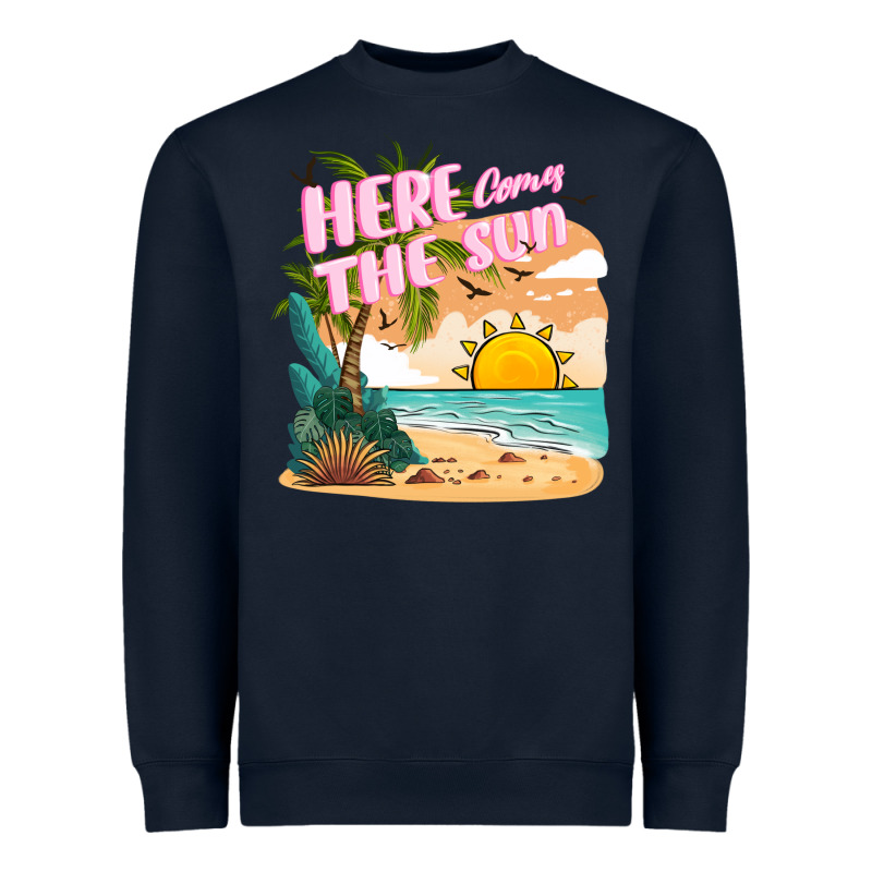 Here Comes The Sun Heavyweight Sweatshirt by JahusDesignShop | Teevron