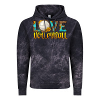 Cloud Black love volleyball Vintage Hoodie - HRA Design Shop