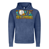 Vintage Denim love volleyball Vintage Hoodie - HRA Design Shop