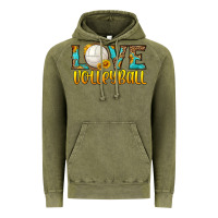 Vintage Olive love volleyball Vintage Hoodie - HRA Design Shop