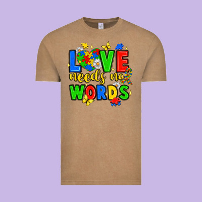 Love Needs No Words Vintage Tee Designed By Jahusdesignshop
