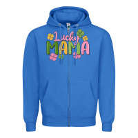 True Royal lucky mama Zipper Hoodie - MaliasSmallBusiness