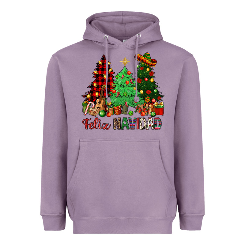 Feliz Navidad Heavyweight Hoodie by NancyCooperArtShop | Teevron
