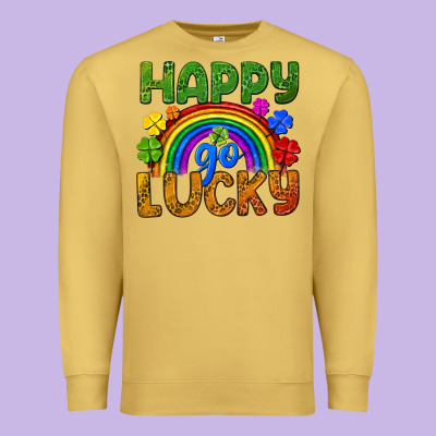 Western Happy Go Lucky Lgbtq+ Premium Sweatshirt Designed By Bundleandbundleshop