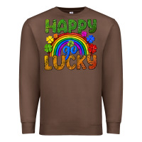 Chestnut Western Happy Go Lucky LGBTQ+ Premium Sweatshirt - BundleAndBundleShop