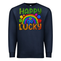 Navy Western Happy Go Lucky LGBTQ+ Premium Sweatshirt - BundleAndBundleShop