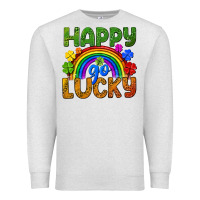 Oatmeal Heather Western Happy Go Lucky LGBTQ+ Premium Sweatshirt - BundleAndBundleShop