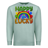 Seafoam Western Happy Go Lucky LGBTQ+ Premium Sweatshirt - BundleAndBundleShop