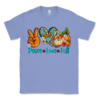 Colony Blue peace love fall ado Classic Tee - AdoDesignShop