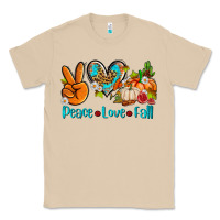 Mushroom peace love fall ado Classic Tee - AdoDesignShop