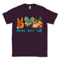 Plum peace love fall ado Classic Tee - AdoDesignShop