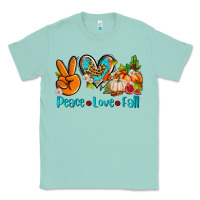 Seafoam peace love fall ado Classic Tee - AdoDesignShop