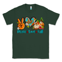 Sports Green peace love fall ado Classic Tee - AdoDesignShop