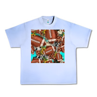 Grape Ice football leopard turquoise cowhide sunflower seamless pattern Urban Heavy Tee - JahusDesignShop