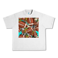 Lunar Rock football leopard turquoise cowhide sunflower seamless pattern Urban Heavy Tee - JahusDesignShop