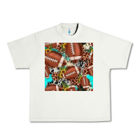 Pistachio football leopard turquoise cowhide sunflower seamless pattern Urban Heavy Tee - JahusDesignShop