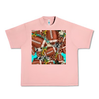 Salmon football leopard turquoise cowhide sunflower seamless pattern Urban Heavy Tee - JahusDesignShop