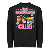Black the homebody club Heavyweight Sweatshirt - JahusDesignShop