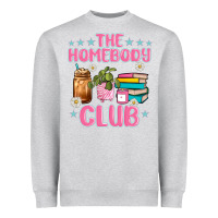 Heather Grey the homebody club Heavyweight Sweatshirt - JahusDesignShop