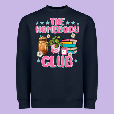 The Homebody Club Heavyweight Sweatshirt Designed By Jahusdesignshop