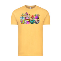 Vintage Mustard hippie coffee cups Vintage Tee - AdoDesignShop