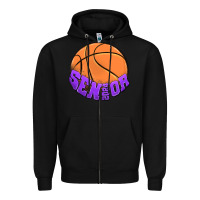 Black senıor 2024 Zipper Hoodie - MaliasSmallBusiness