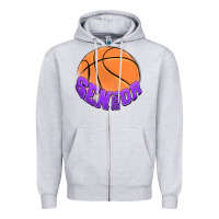 Heather Grey senıor 2024 Zipper Hoodie - MaliasSmallBusiness