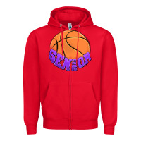 Red senıor 2024 Zipper Hoodie - MaliasSmallBusiness