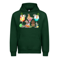Forest Green Easter wine glasses Easter Day Urban Hoodie - HowdyJamesFarm