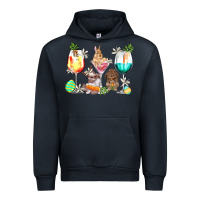 Navy Easter wine glasses Easter Day Urban Hoodie - HowdyJamesFarm