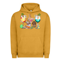 Pigment Peanut Butter Easter wine glasses Easter Day Urban Hoodie - HowdyJamesFarm