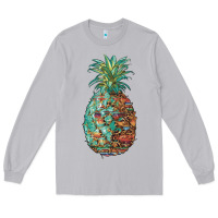 Moon Dust pineapple leopar turquoise serape summer Long Sleeve Tee - Artiststas