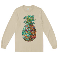 Mushroom pineapple leopar turquoise serape summer Long Sleeve Tee - Artiststas
