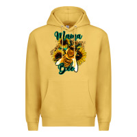 Antique Gold Leopard Sunflower Western Mama Bee Premium Hoodie - Bettercallsaul