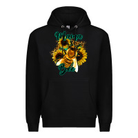 Black Leopard Sunflower Western Mama Bee Premium Hoodie - Bettercallsaul