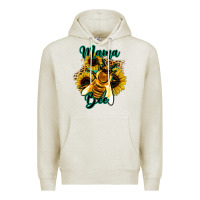 Oatmeal Heather Leopard Sunflower Western Mama Bee Premium Hoodie - Bettercallsaul