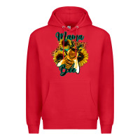 Red Leopard Sunflower Western Mama Bee Premium Hoodie - Bettercallsaul