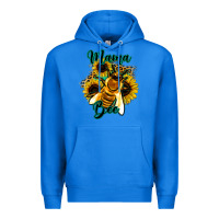 True Royal Leopard Sunflower Western Mama Bee Premium Hoodie - Bettercallsaul