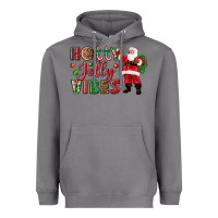 Storm Holly Jolly vibes Christmas with Santa Heavyweight Hoodie - NancyCooperArtShop