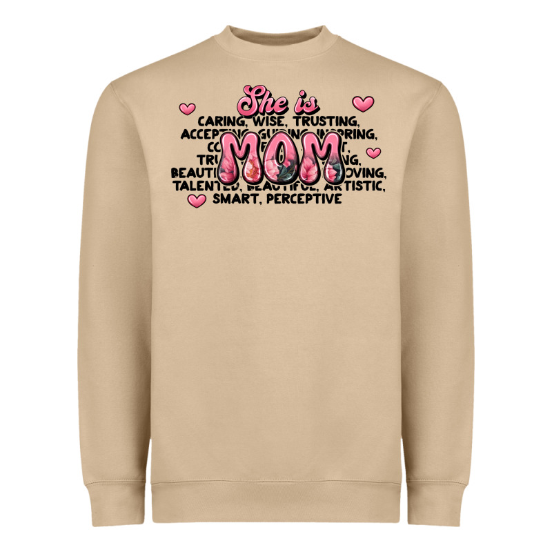 She Is Mom Compliment Words Heavyweight Sweatshirt by JahusDesignShop | Teevron