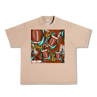Burro football leopard gemstone sunflower seamless pattern Urban Heavy Tee - JahusDesignShop