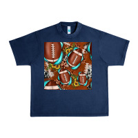 Navy football leopard gemstone sunflower seamless pattern Urban Heavy Tee - JahusDesignShop