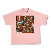 Salmon football leopard gemstone sunflower seamless pattern Urban Heavy Tee - JahusDesignShop