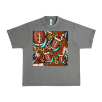 Tornado football leopard gemstone sunflower seamless pattern Urban Heavy Tee - JahusDesignShop
