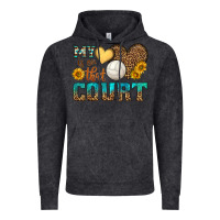 Vintage Black my heart is on that court Vintage Hoodie - HRA Design Shop