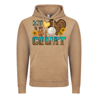 My Heart Is On That Court Vintage Hoodie | Teevron