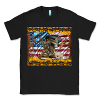 Black westerm usa army boots Classic Tee - Artiststas